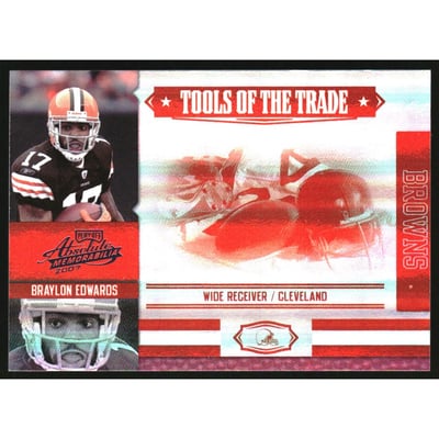 2007 Absolute Memorabilia Tools of the Trade Red Spectrum #21 Braylon Edwards