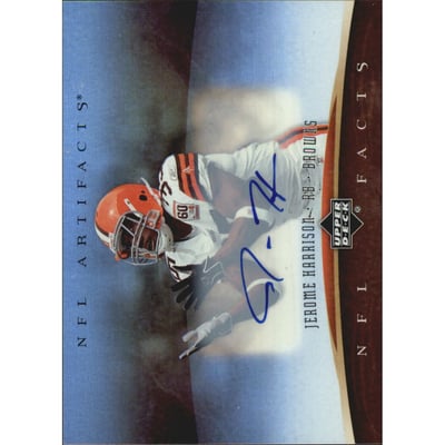 2007 Artifacts NFL Facts Autographs #HAR Jerome Harrison