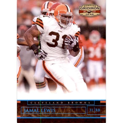 2007 Donruss Gridiron Gear Platinum Holofoil #72 Jamal Lewis