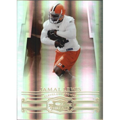 2007 Donruss Threads Gold Holofoil #145 Jamal Lewis