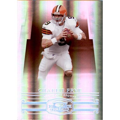 2007 Donruss Threads Silver Holofoil #74 Charlie Frye