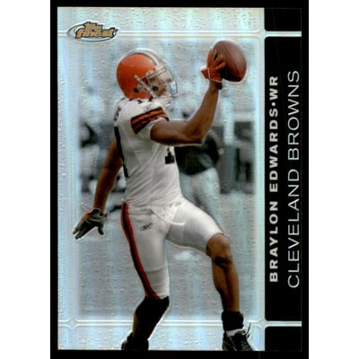 2007 Finest Black Refractors #72 Braylon Edwards