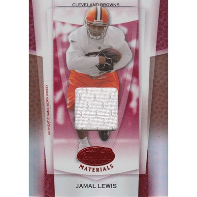 2007 Leaf Certified Materials Mirror Red Materials #108 Jamal Lewis/125
