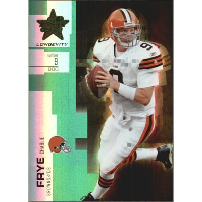 2007 Leaf Rookies and Stars Longevity Emerald #71 Charlie Frye