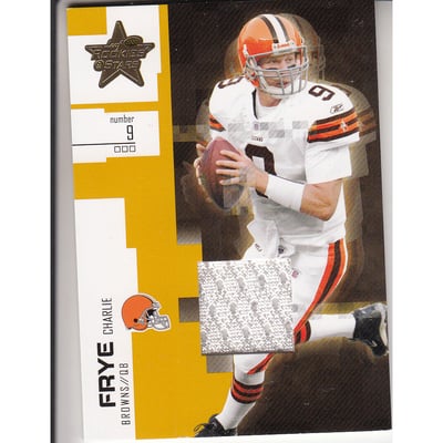 2007 Leaf Rookies and Stars Materials Gold Retail #71 Charlie Frye