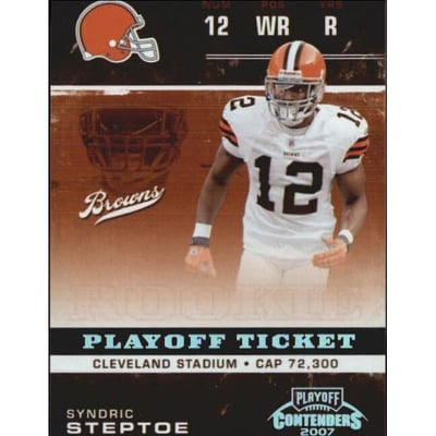 2007 Playoff Contenders Playoff Ticket #225 Syndric Steptoe