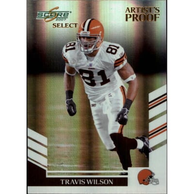 2007 Select Artist's Proof #198 Travis Wilson