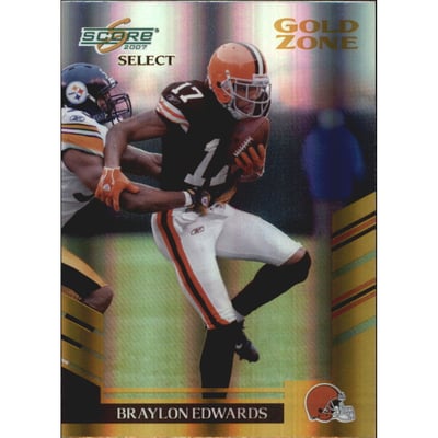 2007 Select Gold Zone #197 Braylon Edwards
