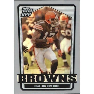 2007 Topps Draft Picks and Prospects Chrome Silver Refractors #84 Braylon Edwards
