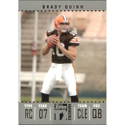 2007 Topps TX Exclusive Silver #101 Brady Quinn