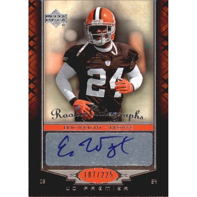 2007 Upper Deck Premier #118 Eric Wright AU RC