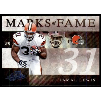 2008 Absolute Memorabilia Marks of Fame Spectrum #30 Jamal Lewis