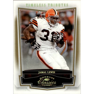 2008 Donruss Classics Timeless Tributes Gold #24 Jamal Lewis
