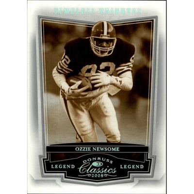 2008 Donruss Classics Timeless Tributes Silver #135 Ozzie Newsome