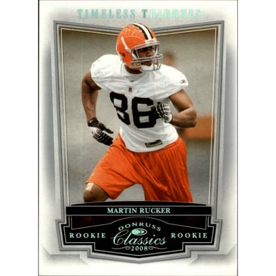 2008 Donruss Classics Timeless Tributes Silver #238 Martin Rucker