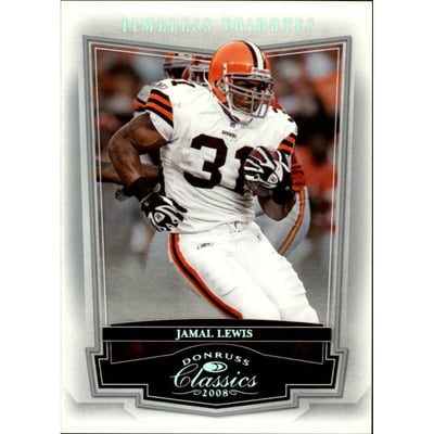 2008 Donruss Classics Timeless Tributes Silver #24 Jamal Lewis