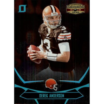 2008 Donruss Gridiron Gear Platinum Holofoil O's #23 Derek Anderson