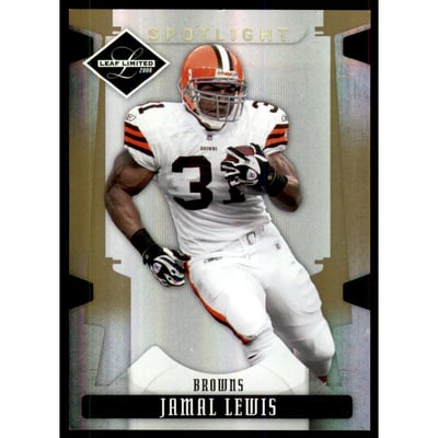 2008 Leaf Limited Gold Spotlight #26 Jamal Lewis
