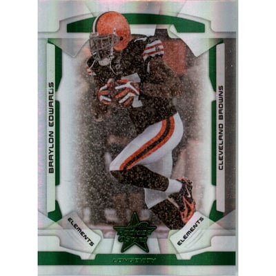 2008 Leaf Rookies and Stars Longevity Emerald #103 Braylon Edwards ELE