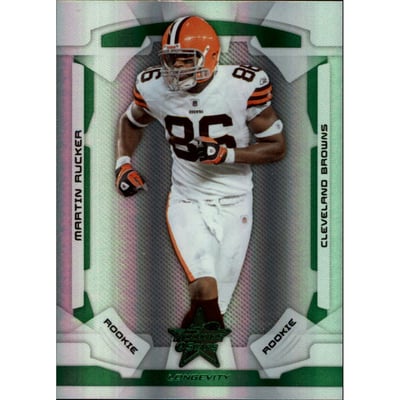 2008 Leaf Rookies and Stars Longevity Emerald #163 Martin Rucker