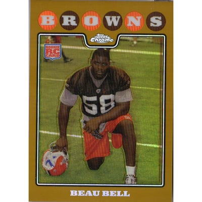 2008 Topps Chrome Gold Refractors #TC248 Beau Bell