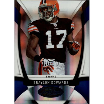 2009 Certified Mirror Blue #31 Braylon Edwards