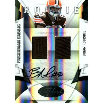 2009 Certified #237 Brian Robiskie JSY AU/399 RC