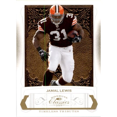 2009 Donruss Classics Timeless Tributes Gold #25 Jamal Lewis