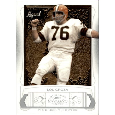 2009 Donruss Classics Timeless Tributes Silver #131 Lou Groza