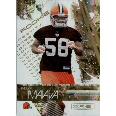 2009 Donruss Rookies and Stars Longevity Parallel Gold #165 Kaluka Maiava
