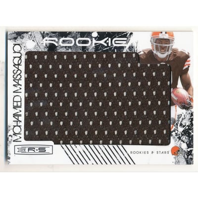 2009 Donruss Rookies and Stars Rookie Jersey Jumbo Swatch #219 Mohamed Massaquoi