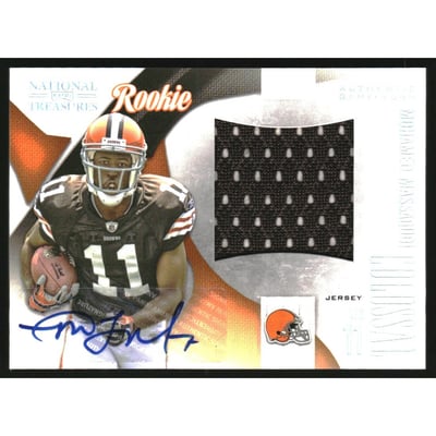 2009 Playoff National Treasures Rookie Colossal Materials Signatures #32 Mohamed Massaquoi