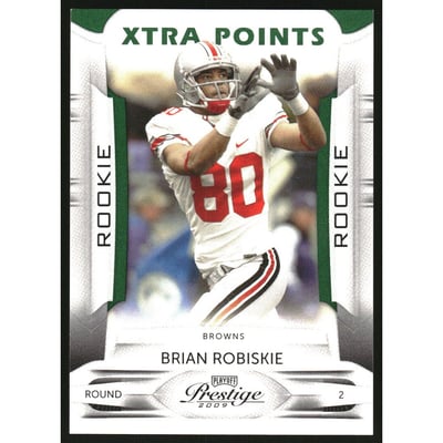 2009 Playoff Prestige Xtra Points Green #116 Brian Robiskie
