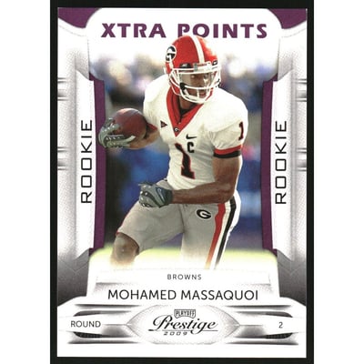 2009 Playoff Prestige Xtra Points Purple #180 Mohamed Massaquoi