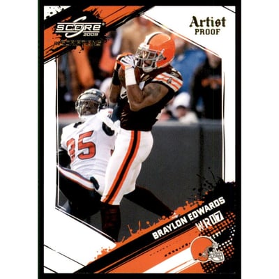 2009 Score Inscriptions Artist's Proof #66 Braylon Edwards