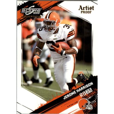 2009 Score Inscriptions Artist's Proof #69 Jerome Harrison