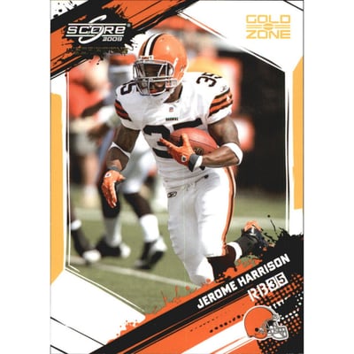 2009 Score Inscriptions Gold Zone #69 Jerome Harrison