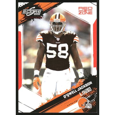 2009 Score Inscriptions Red Zone #67 D'Qwell Jackson