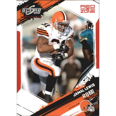 2009 Score Inscriptions Red Zone #68 Jamal Lewis