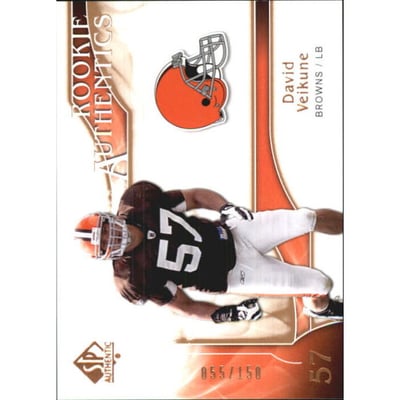 2009 SP Authentic Bronze #227 David Veikune