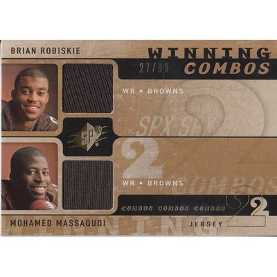 2009 SPx Winning Combos #RM Brian Robiskie/Mohamed Massaquoi