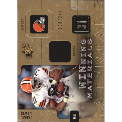 2009 SPx Winning Materials #WJL Jamal Lewis/249