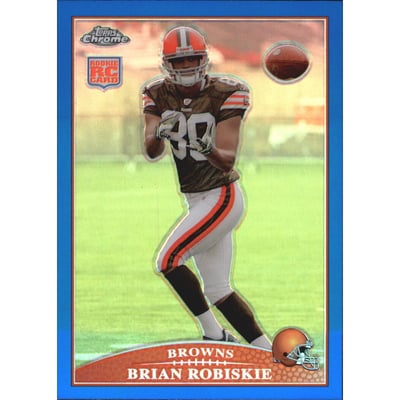 2009 Topps Chrome Blue Refractors #TC191 Brian Robiskie