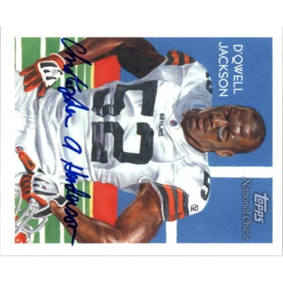 2009 Topps National Chicle Mini Artist Proof Artist Signature #189 D'Qwell Jackson