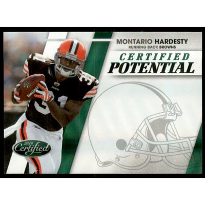 2010 Certified Certified Potential Emerald #34 Montario Hardesty