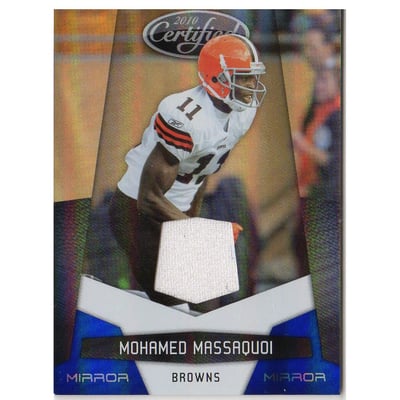 2010 Certified Mirror Blue Materials #37 Mohamed Massaquoi/100