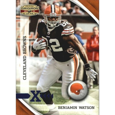 2010 Panini Gridiron Gear Platinum X's #33 Benjamin Watson