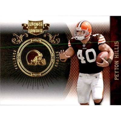 2010 Panini Plates and Patches Gold #24 Peyton Hillis