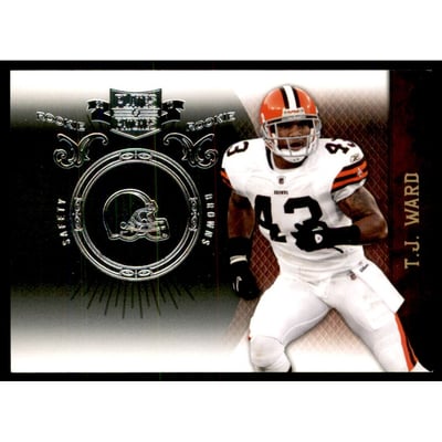 2010 Panini Plates and Patches Silver #192 T.J. Ward