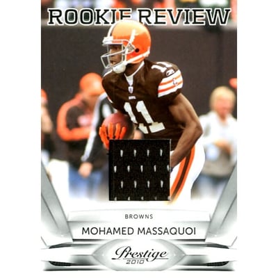 2010 Prestige Rookie Review Materials #15 Mohamed Massaquoi